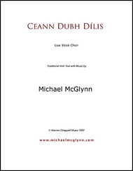 cover Ceann Dubh Dilis TTBB choral sheet music cover